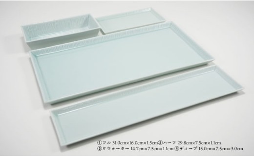 波佐見焼】十草彫 プレート 4種×5点セット 食器 皿 【永泉】 [MC06