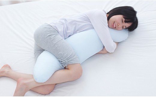 はじめての抱き枕（妊婦・マタニティー・横向き睡眠用）・ブルー 378720 - 千葉県柏市