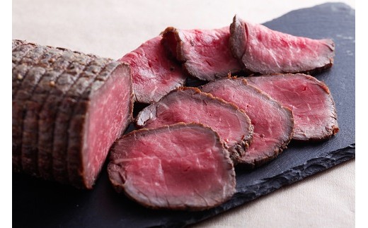 熟成黒毛和牛モモ肉ローストビーフ(500g)