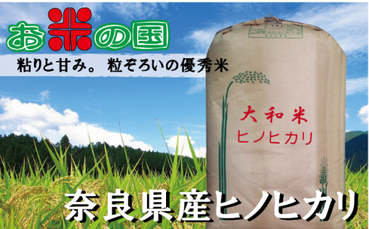 [定期便]令和5年産 奈良県産ヒノヒカリ1等(玄米)10kg×3[3分づき]