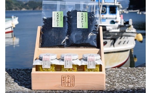 今市水産　しらチョビ海藻セット 224997 - 愛媛県西予市