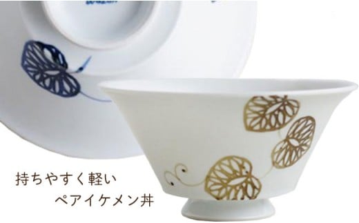 AC01 【波佐見焼】 おしゃれ丼 ２個セット 【西日本陶器株式会社】-4