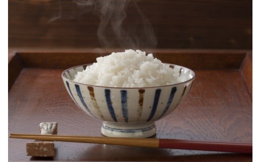 炊きたてがやっぱり美味しい♪糖度の高いお米です。