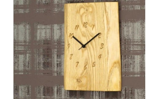 D36-09 栗の木の一枚板時計（JTK001-ONK） 912438 - 岐阜県関市