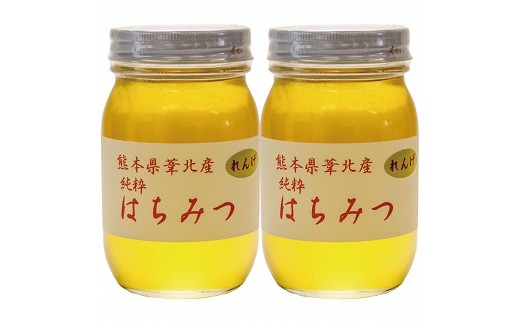 れんげ蜂蜜600g×2本