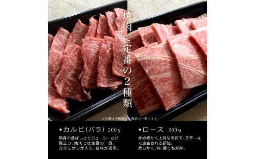 宮崎牛カルビ ロース食べ比べ焼肉セット タレセット 3か月以内に順次出荷 宮崎県高鍋町 ふるさと納税 ふるさとチョイス