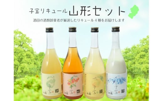 Sc0047 子宝リキュール 山形セット 山形県酒田市 ふるさと納税 ふるさとチョイス