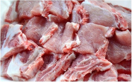 農林水産大臣賞受賞の「四万十ポーク」平野協同畜産の「麦豚」焼き肉（豚ロース肉1.1kg）Ahc-01 豚ロース スライス しゃぶしゃぶ 国産 ぶた肉 豚肉 肉 お肉 冷蔵
