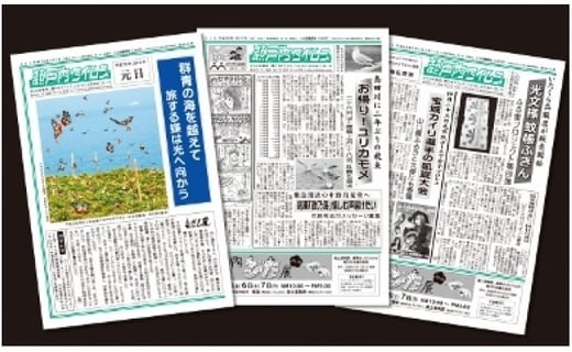 地方紙 瀬戸内タイムス ３ヶ月購読 山口県光市 ふるさと納税 ふるさとチョイス