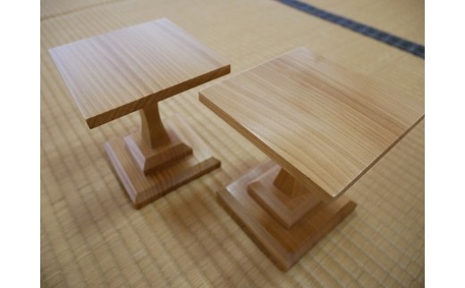 SS-26【将棋盤】桂20号 足付き 駒台セット