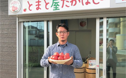 高橋さんのトマトを求めて遠方から買いにくる方も。