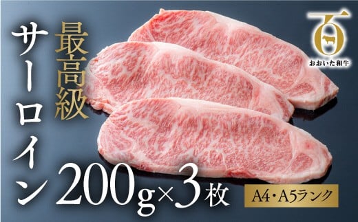 「おおいた和牛」サーロインステーキ（200g×3枚）