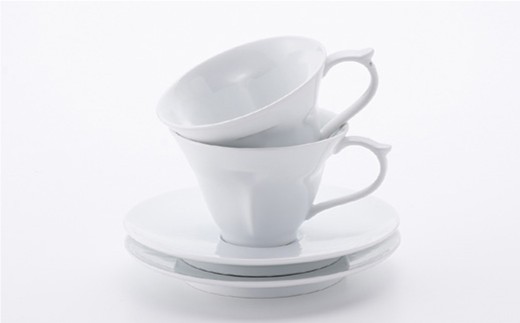 AB18 【波佐見焼】幸せのサプライズ 水晶ストーリーカップ コーヒー碗皿2客セット【丹心窯】-5