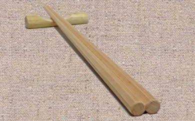 [№5712-0217]西川材 檜で作った木香莉の箸4本セット 703678 - 埼玉県日高市