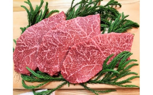 飛騨牛 ５等級 ランプステーキ ３枚  牛肉 和牛 飛騨市推奨特産品 古里精肉店