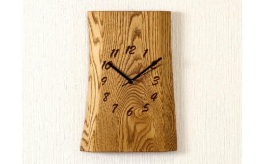 D36-08 栗の木の一枚板時計（JTK001-OBK） 912550 - 岐阜県関市
