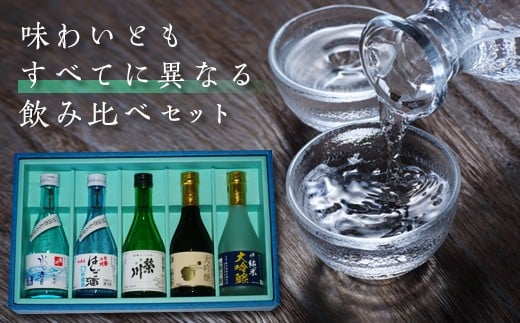 【栄川酒造】日本酒飲み比べセット(300ml×5本)