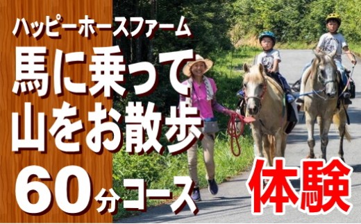 FF-33　馬に乗って山をお散歩60分コースチケット 775689 - 岡山県和気町