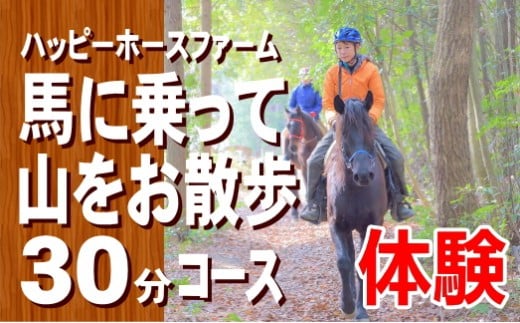 DD-55　馬に乗って山をお散歩30分コースチケット 775687 - 岡山県和気町