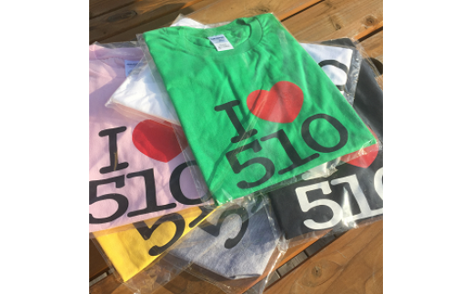 0284 I Love 510 Tシャツ 30pt 長崎県五島市 ふるさと納税 ふるさとチョイス