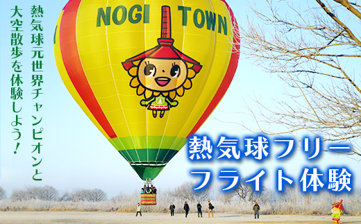 熱気球搭乗体験（フリーフライト体験） 583323 - 栃木県野木町