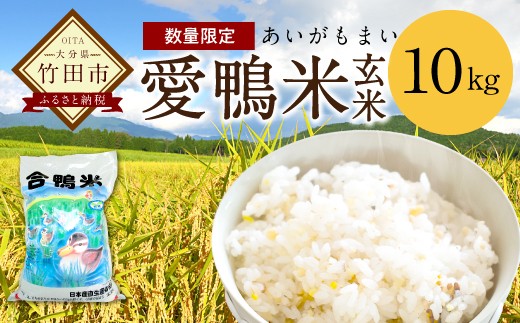 愛鴨米 玄米 10kg