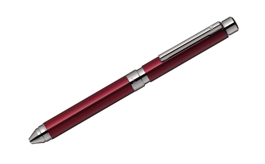 「シャーボX　TS10」4軸ボールペン（色：ボルドー）