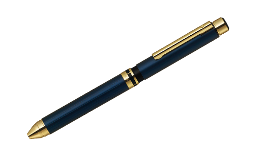 「シャーボX　TS10」4軸ボールペン（色：ネイビーゴールド）　