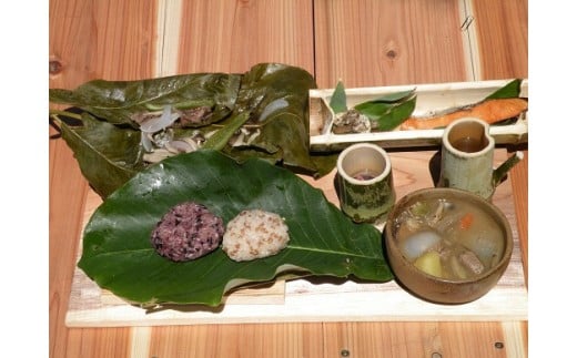 【101】岩宿の里　古代料理体験（1組2名様） 314909 - 群馬県みどり市