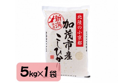 No 099 加茂市産 コシヒカリ 5kg お米 白米 精米 こしひかり 新潟県 新潟県加茂市 ふるさと納税 ふるさとチョイス