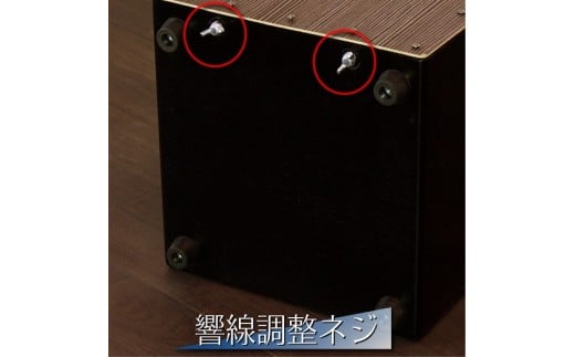 [№21-0147]カホン(スナッピー付、響線8本)・バッグ・教則本の３点セット TCA-3(cajon-set)