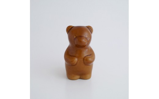 有田焼 磁器製フィギュアmomocobear Maple Brown 佐賀県npo支援 ふるさと納税 ふるさとチョイス