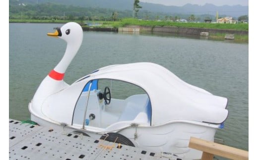 鹿児島県内でスワンボートを楽しめるのは、九州最大の湖である〝池田湖〟だけです。
