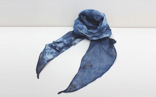 藍染バンダナスカーフ 1枚 - 徳島県鳴門市｜ふるさとチョイス