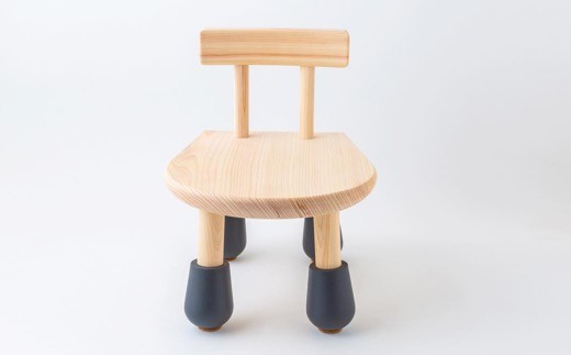 P744-02 Design Labo i 木製マッチな椅子 (黒) - 福岡県うきは市