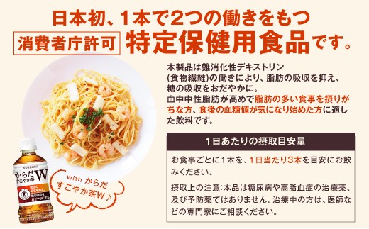 114-01 からだすこやか茶Ｗ　350mlPET　2ケース　６カ月定期便