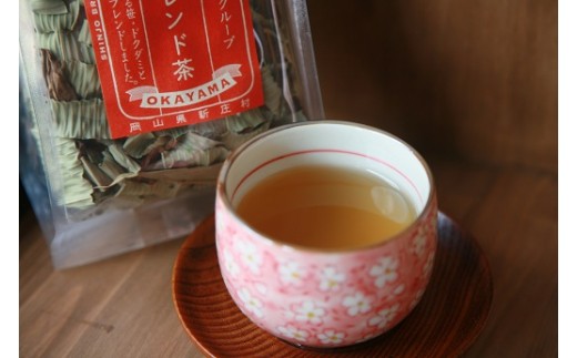 〈ブレンド茶〉まろやかで香ばしく、普段使いにぴったりのお茶です。熊笹・ドクダミ・番茶を使用。