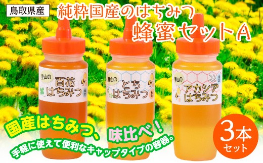 0161 蜂蜜セットA 476500 - 鳥取県鳥取市