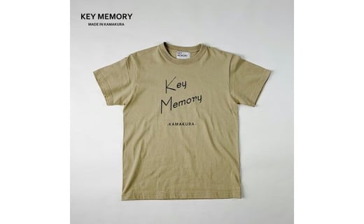 2サイズ Keymemory かまくらロゴｔシャツ Beige 神奈川県鎌倉市 ふるさと納税 ふるさとチョイス