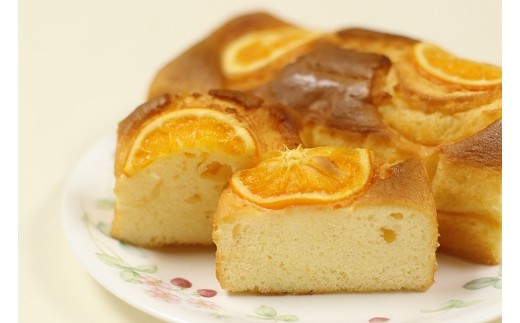 甘さの中にほのかな酸味がたまらないオレンジケーキ