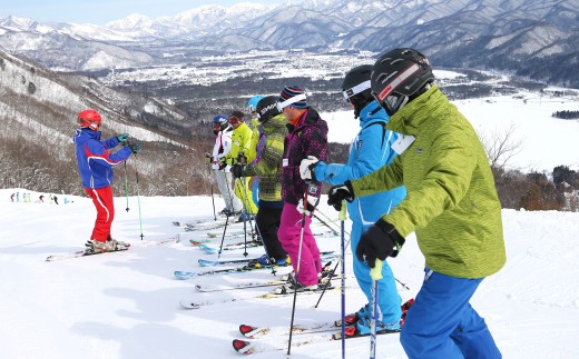 白馬村スキースクール利用券 7,000円分【C0024-08】 - 長野県白馬村