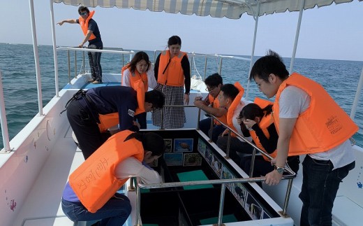 体験乗船券 糸満のサンゴを見に行く グラスボート 大人ペア乗船券 沖縄県糸満市 ふるさと納税 ふるさとチョイス