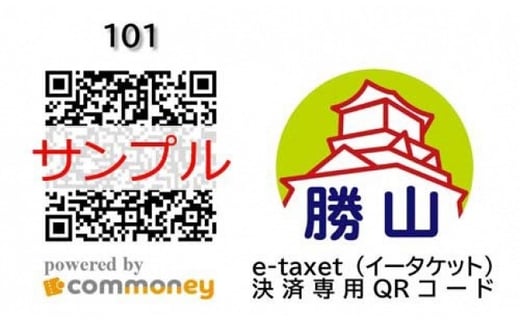 勝山タクシー電子チケット15,000円分 (500円×30枚または15,000円×1枚)【思いやり型返礼品】