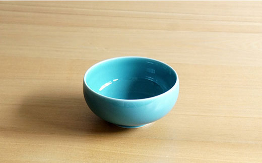 白山陶器】汁碗 5ピースセット 青磁 食器 茶碗 【波佐見焼】 [TA67 