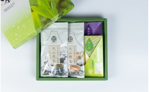 IN-02　お茶屋さんのおいしいお茶　「井上青輝園」のドリップ＆ティーパックセット 866146 - 鳥取県大山町