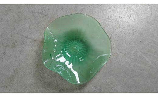 ガラス 蓮の葉皿 石川県金沢市 ふるさと納税 ふるさとチョイス