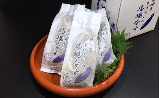 B0054.貝塚市産まぼろしの水なす「馬場なす」ぬか漬3本入
