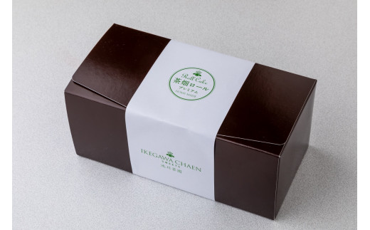 池川茶園の茶畑ロールケーキ（ほうじ茶）パッケージ