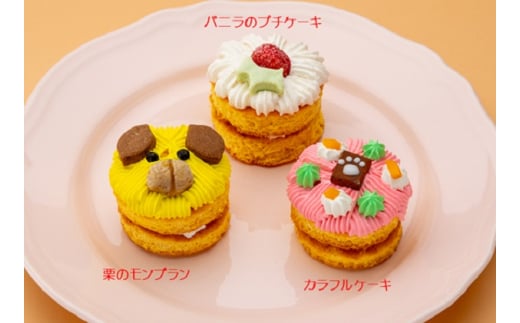 ワンちゃんプチケーキ　3種セット（犬用） 724010 - 長野県原村