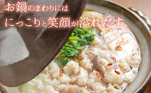 福岡県福智町のふるさと納税 P61-01 もつ計1kg渾身の大容量!!博多若杉 【訳あり】牛もつ鍋(2人前×5セット)　